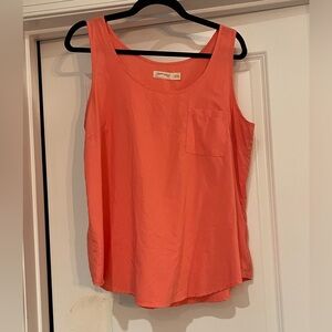 ⭐️Faded Glory Vibrant Orange Tank Top